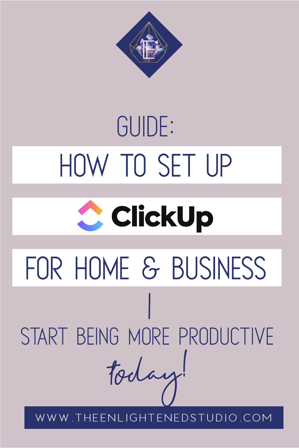 How to setup clickup for home &amp; business 